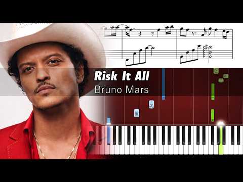 Bruno Mars - Risk It All - Piano Tutorial with Sheet Music