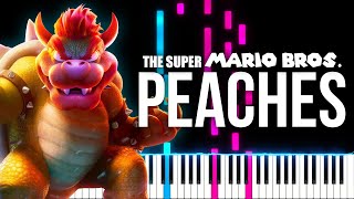 The Super Mario Bros. Movie - Peaches | Instrumental Piano Rendition