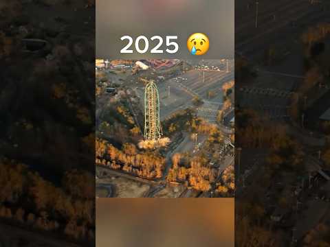 Kingda Ka’s Implosion, Kingda Ka’s Final Launch | #shorts #kingdaka #implosion #rollercoaster