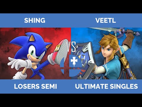 RogaSmash 239: SSBU Losers Semi — Shing (Sonic) vs Veetl (Link, Fox)