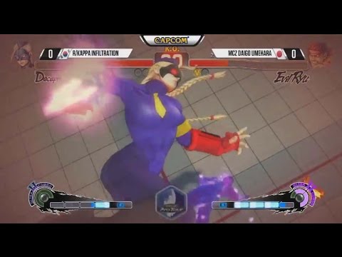 USF4 R/Kappa Infiltration [Decapre] vs MCZ Daigo Umehara [Evil Ryu] Stunfest 2015
