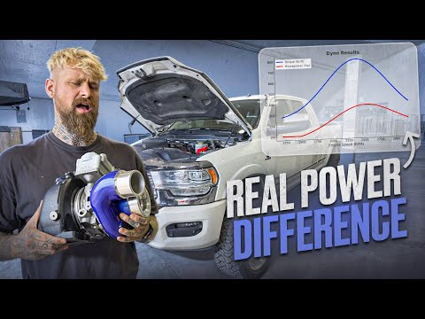 Stock vs ATS Stage 2 Turbo - 6.7 Cummins Dyno Test & Turbo Review