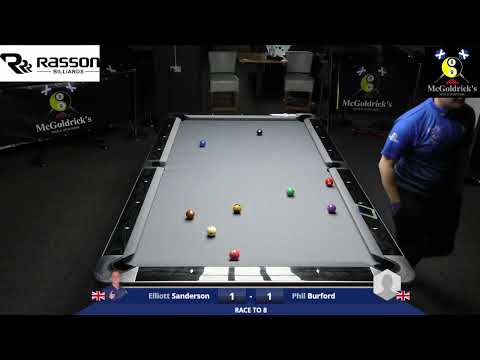 Rasson Scottish 9 Ball Series 2022 Grand Final - Elliott Sanderson v Phil Burford