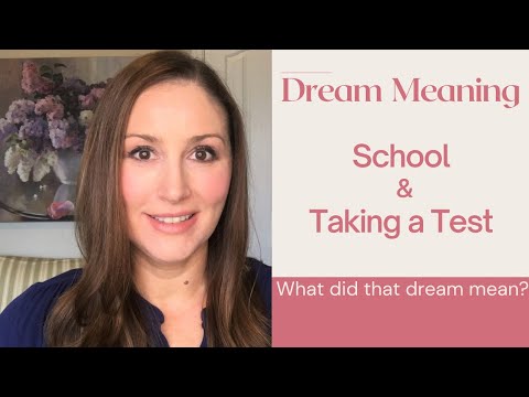 School & Test Taking Dream Meaning