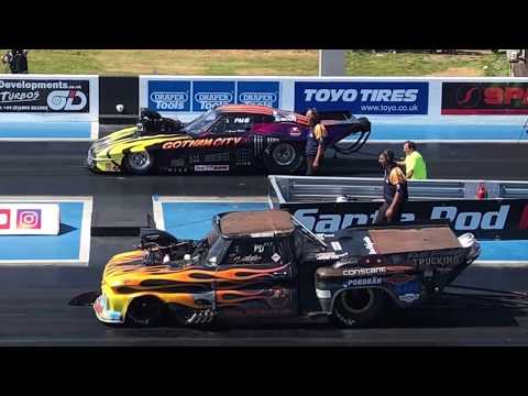Doorslammers Pro Mod Fast Freddie  2018 Santa Pod Raceway