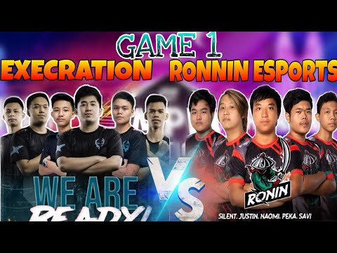 EXECRATION VS RONNIN ESPORTS GAME 1 | MPL INVITATIONAL | TEAM PHILIPPINES VS TEAM MYANMAR |