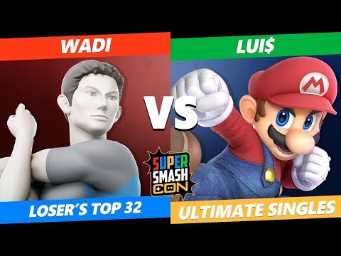 SSC 2019 SSBU -  Lui$ (Mario) VS AG WaDi (Wii Fit Trainer) Loser's Top 32