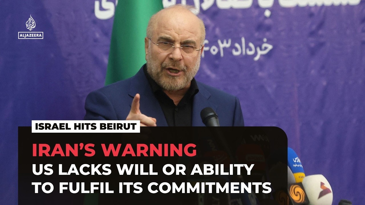 Iran’s Ghalibaf says US 'lacks will or ability to fulfil its commitments'