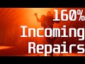 160% Incoming Repairs Adrenaline Rush Unbreakable Ravenous Crit Build