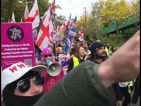 Southampton protest attacked for second week running as Pink Ladies marched - police pin man
