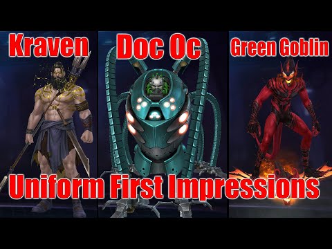 Doctor Octopus, Green Goblin & Kraven Uniform First Impressions (MFF)