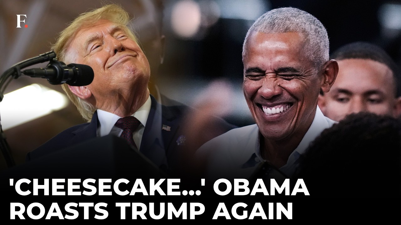 'Not Mad About the Saddam Hussein But...' Obama Roasts Trump Over 'Cheesecake Factory'| US Elections