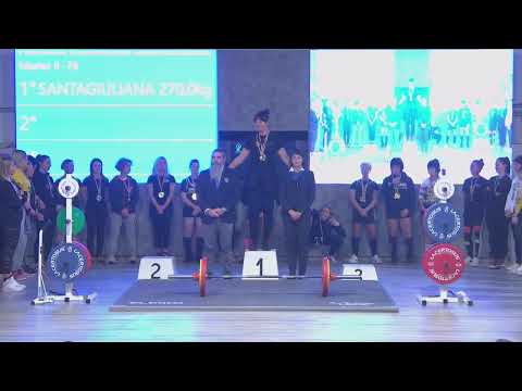 5° GARA NAZIONALE  DI PL CLASSIC MASTER M/F - DONNE MASTER 1,2,3,4 TUTTE LE CAT. + -52 MASTER 1