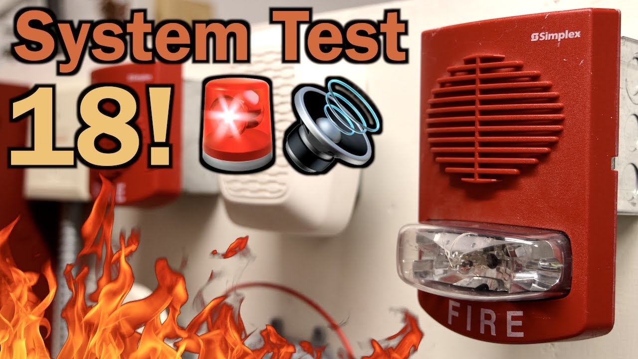 Simplex Voice Evacuation! & EAS! | Speaker Fire Alarm System Test 18