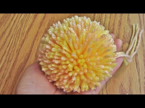 How I Usually Make Pom Pom For Hat