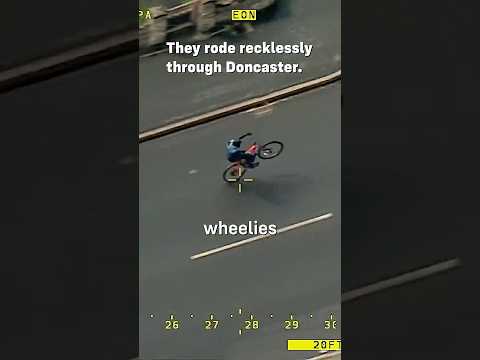 Helicopter vs Illegal E-Bike