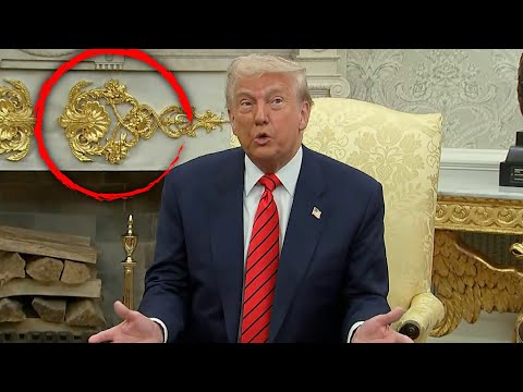 Are the Oval Office's New Gold Accents Fake?