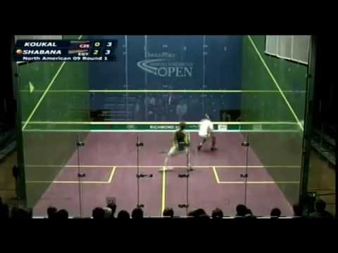great squash rally - Jan Koukal vs. Amr Shabana