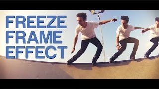 Freeze Frame Effect (whilst panning/moving camera)