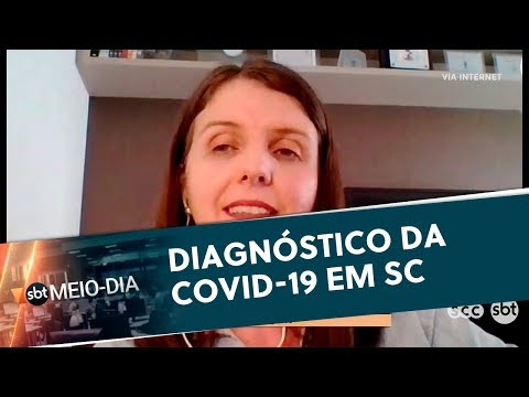 Diagnóstico da Covid-19 em SC | SBT Meio-dia (30/04/20)