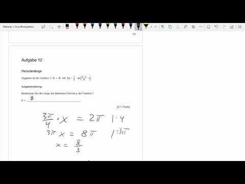 Matura Jänner 2020 AHS Aufgabe 12