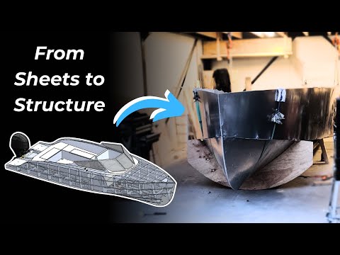 See how this lightweight  hull is built and welded | Aluminium Speedboat Design