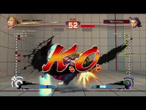 SSF4AE - Cody (GeneralBucNekked) Vs Rose (Evindy)