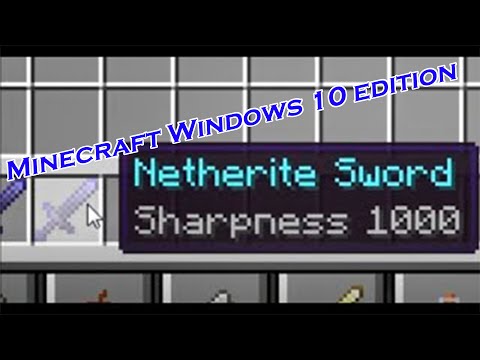 How Get Any Enchantment On Any Item In Minecraft Windows 10 / Bedrock Edition