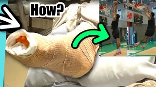 How Jayson Tatum Is Already Walking Without A Boot After an Achilles Tear