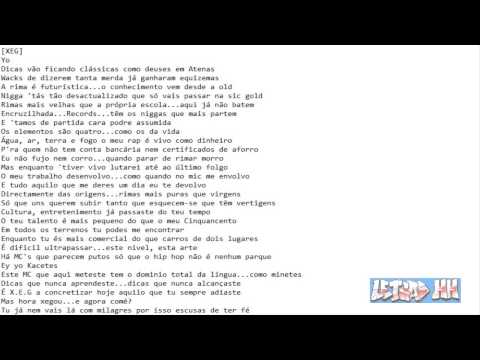 Regula, Tekilla, XEG, Kacetado, Sam The Kid & DJ Cruzfader - Versos (Letra)