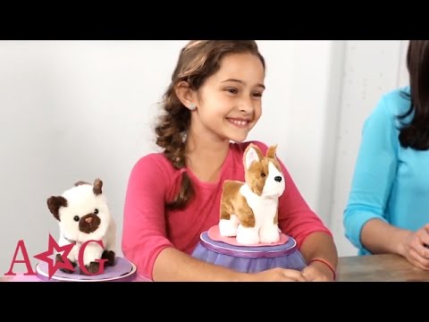 Part of a video titled DIY Doll Pet Bed - American Girl - YouTube