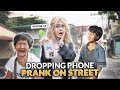 DROPPING MY PHONE ON THE STREET PRANK IVANA ALAWI