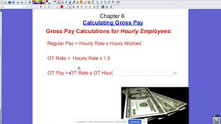 Calculating Gross Pay