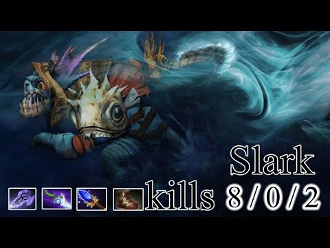 Slark Safe lane full game play dota 2 - S4Senpai
