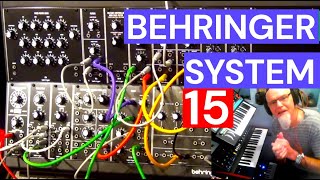Video thumbnail for Modular Behringer System 15 Eurorack Go unboxing and first patch and simple demo by Disciplined Commotion