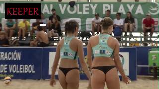 Herrera Martin vs Delgado Gonzalez beach volley