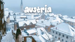 a winter fairytale train trip to vienna (+ day trip to hallstatt) 🇦🇹