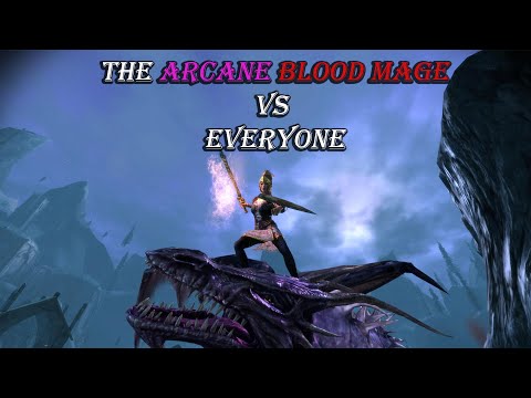 The Arcane Blood Mage(Melee focus) vs Everyone - Dragon Age Origins