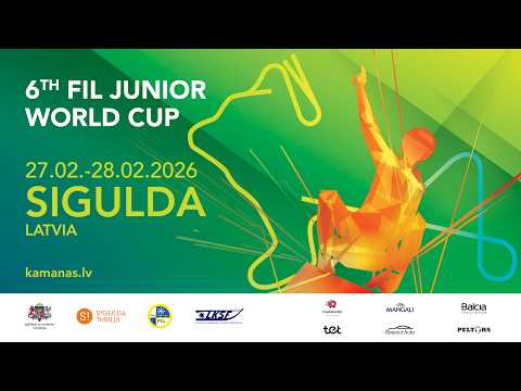 🔴 LIVE | 6th FIL Junior World Cup Sigulda 2026 – Day 1