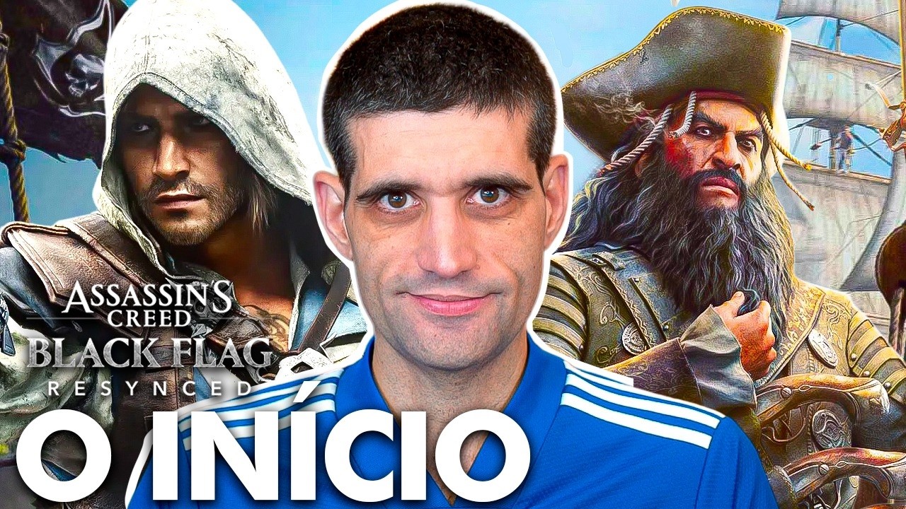 Assassin's Creed Black Flag Resynced - O INÍCIO do gameplay do DAVY JONES