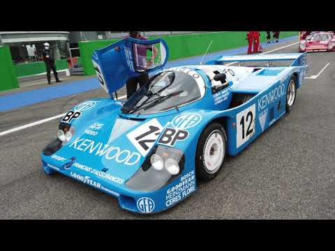 PORSCHE 956, in car footage@Monza Historic 2020, Peter Auto Group C race series