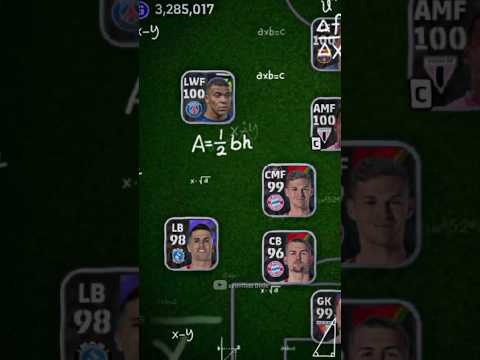 Best Base Card Squad🔥 In efootball #efootball #efootball2024 #pesmobile #shorts