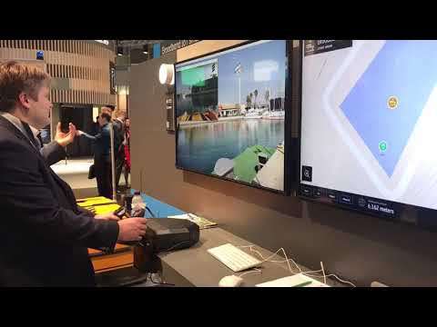 OceanAlpha 4G/5G smart unmanned vessel show case in MWC2019