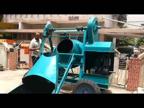 Concrete Mixer Machine With Mechanical Hopper