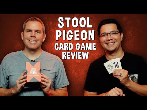Review of Stool Pigeon - Pigeon Mafia Card Game  Party Tails Games 2.56K subscribers