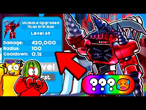 ULTIMATE TITAN DRILLMAN ONLY in Toilet Tower Defense