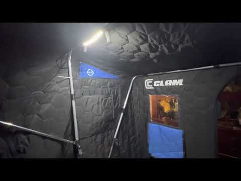 Clam Nanook XT flip over ice shack build tip