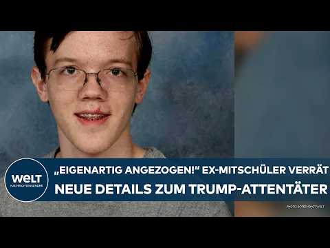 Video Thumbnail: DONALD TRUMP: "Eigenartig angezogen!" Ex-Mitschüler enthüllt neue Details über Attentäter Crooks