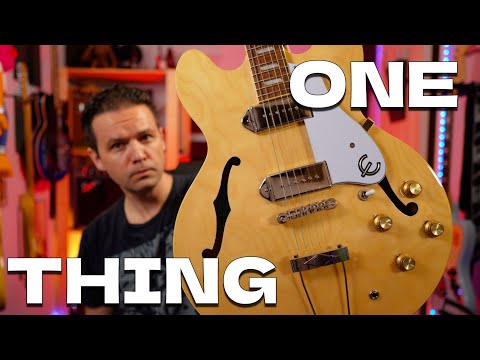 change one thing to make the Epiphone Casino awesome