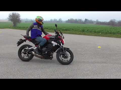 Passerelle A2-A Moto Ecole Genevey Isère  Flo 1 main 20/03/2018